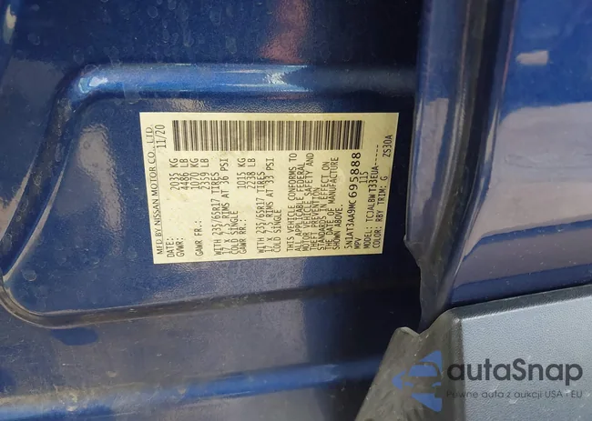 5N1AT3AA9MC695888: 42910293