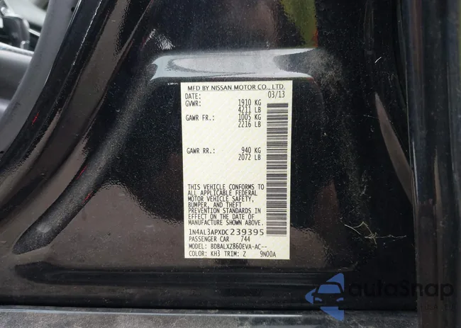 1N4AL3APXDC239395: 42910376