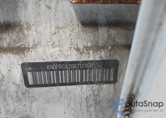 KNDPBCA26B7101645: 42912018