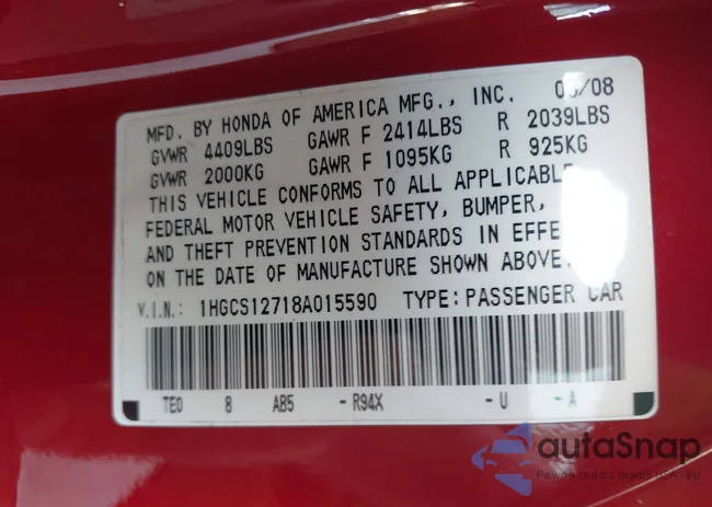 1HGCS12718A015590: 42911349