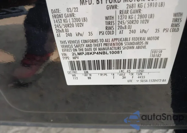 2LMPJ8KP4NBL10081: 42911371