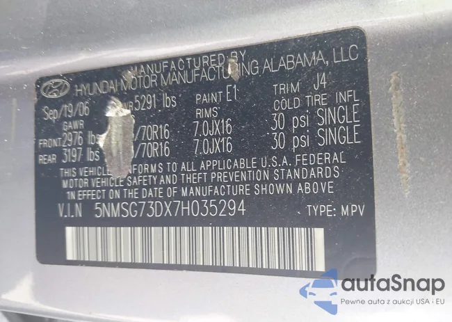 5NMSG73DX7H035294: 42911560