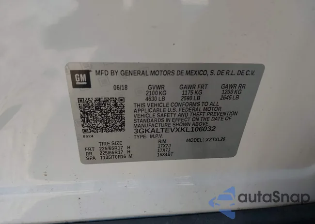 3GKALTEVXKL106032: 42912891