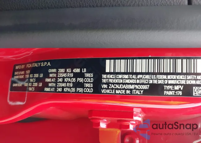 ZACNJDAB8MPN30997: 42913060