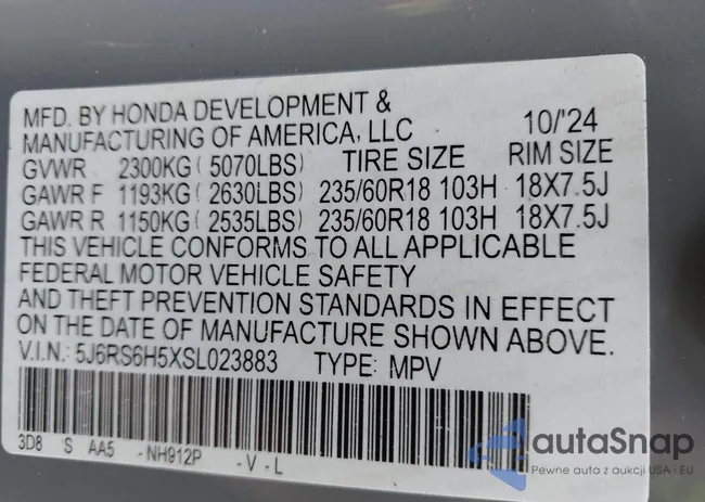 5J6RS6H5XSL023883: 42913136