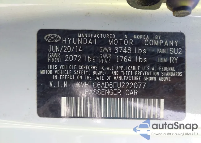 KMHTC6AD6FU222077: 42913230