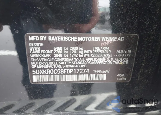 5UXKR0C58F0P17274: 42912632