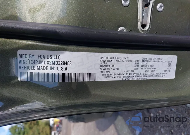 1C4PJMDX2MD229403: 42912661