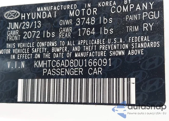 KMHTC6AD8DU166091: 42913764