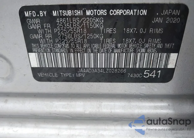 JA4AD3A34LZ028266: 42913839