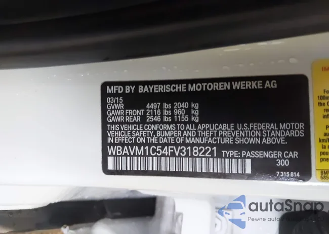 WBAVM1C54FV318221: 42914114