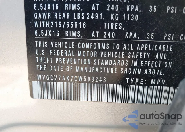 WVGCV7AX7CW593243: 42914119