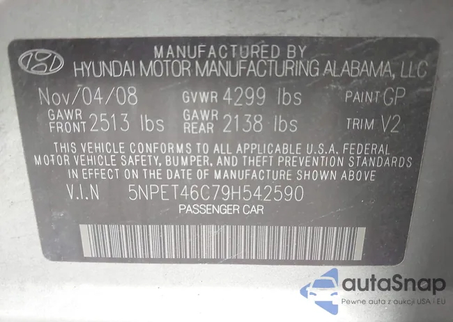 5NPET46C79H542590: 42914168