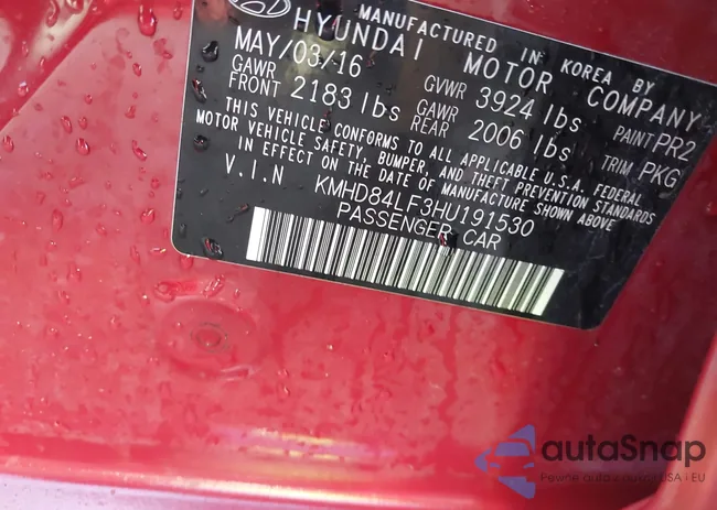 KMHD84LF3HU191530: 42914266