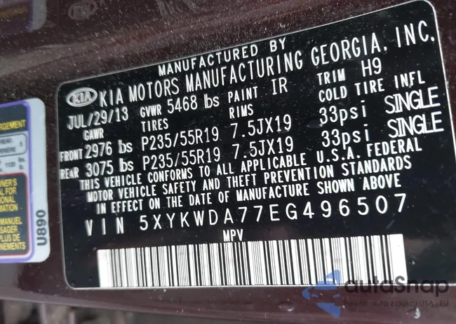 5XYKWDA77EG496507: 42913279