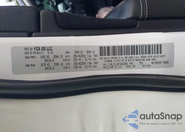 1C4RJFDJ0FC822380: 42913287