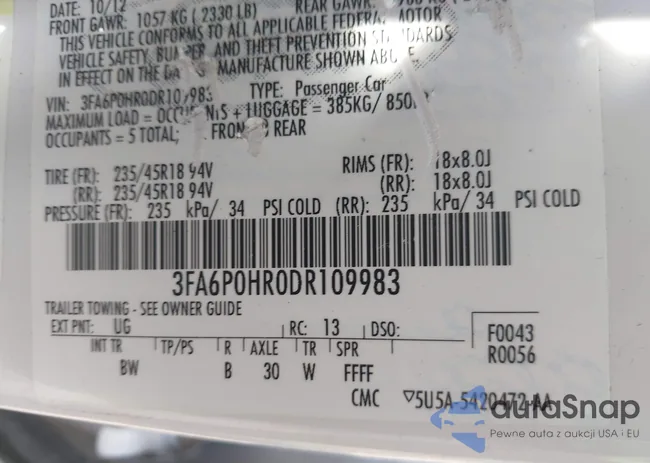 3FA6P0HR0DR109983: 42913317