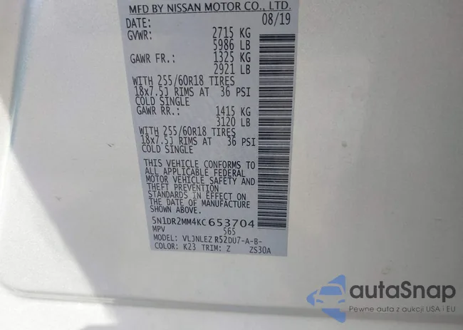 5N1DR2MM4KC653704: 42913322