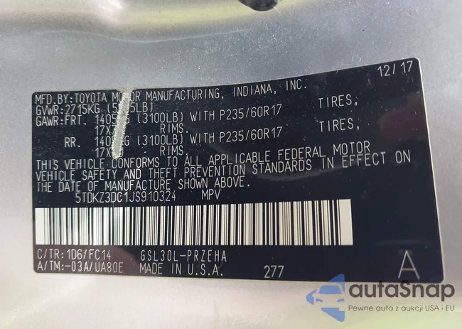 5TDKZ3DC1JS910324: 42913335