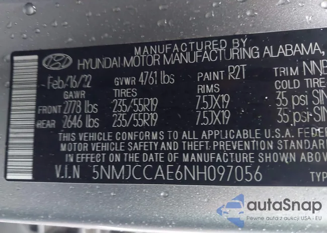 5NMJCCAE6NH097056: 42913450