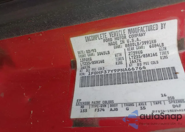 1FDHF37Y9PNA66764: 42913489