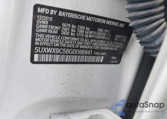 5UXWX9C58G0D86941: 42914674