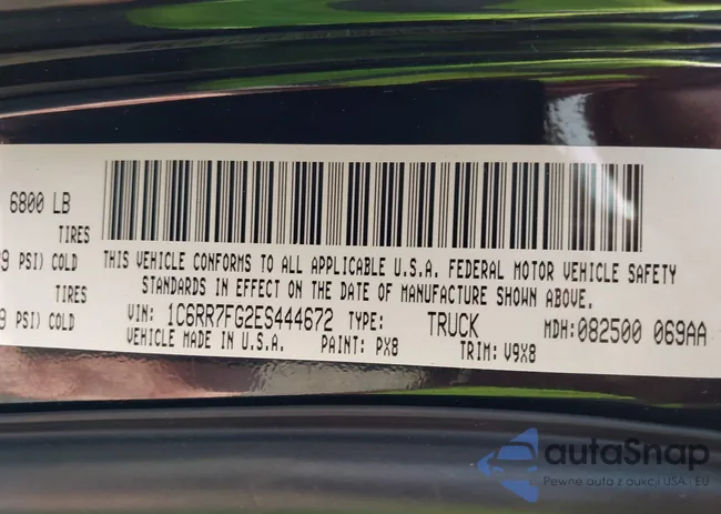 1C6RR7FG2ES444672: 42914763