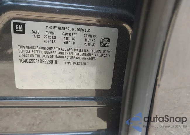 1G4GC5E31DF226018: 42914831