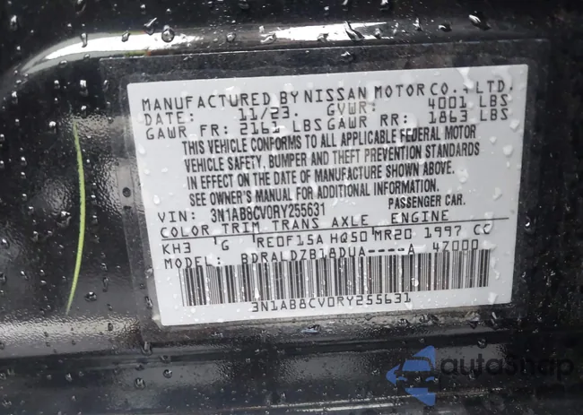 3N1AB8CV0RY255631: 42914985