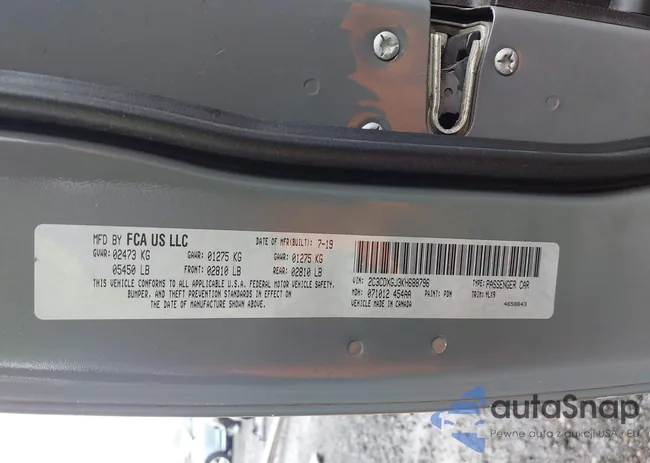 2C3CDXGJ3KH688796: 42915109