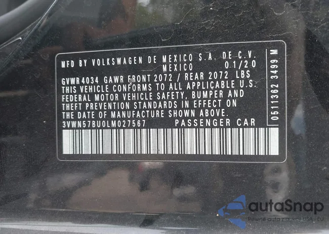 3VWN57BU0LM027567: 42915134