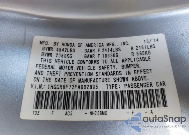 1HGCR6F72FA002895: 42914374