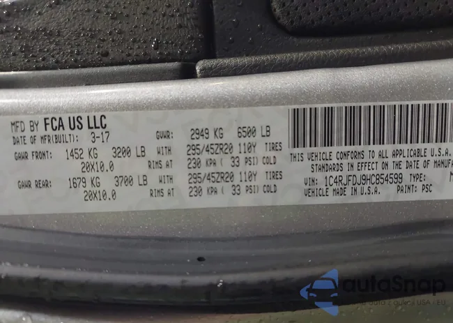 1C4RJFDJ9HC854599: 42914422