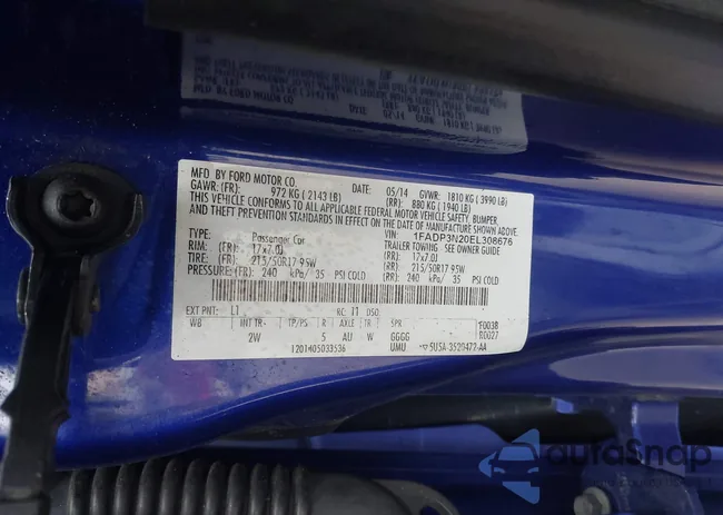 1FADP3N20EL308676: 42914556