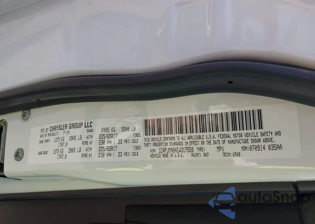 1C4PJMAB4EW317559: 42916041