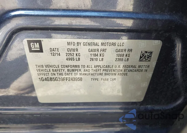 1G4GB5G39FF243958: 42916092