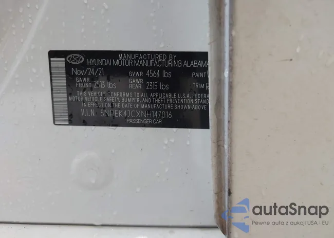 5NPEK4JCXNH147016: 42916189