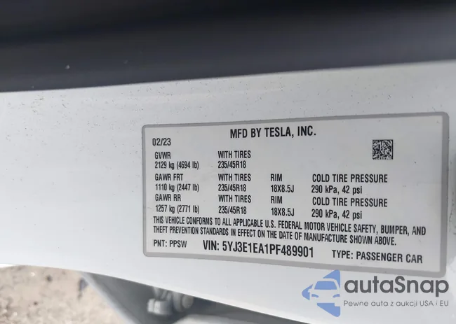 5YJ3E1EA1PF489901: 42916214