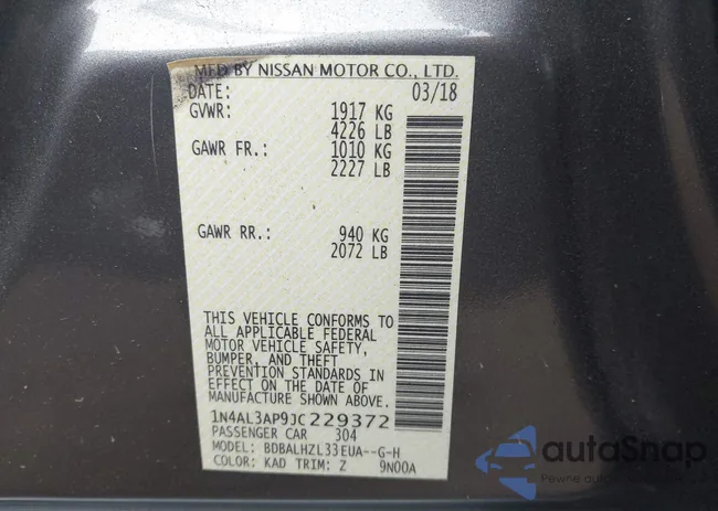 1N4AL3AP9JC229372: 42915368