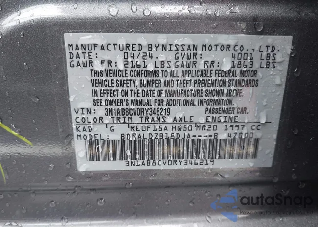 3N1AB8CV0RY346219: 42915468