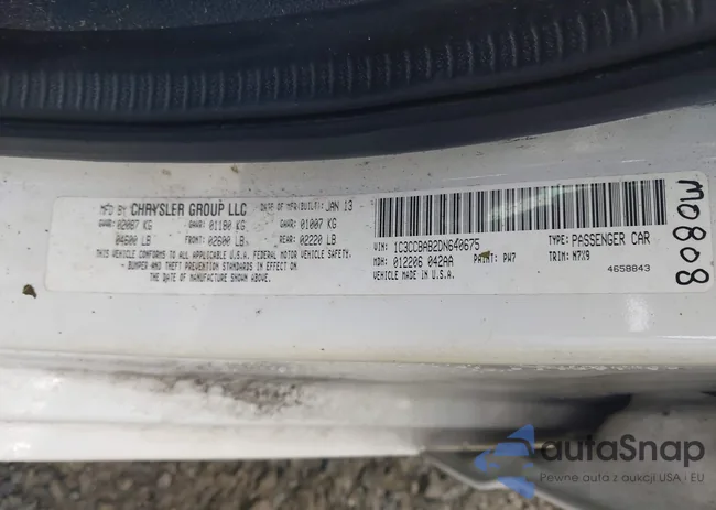 1C3CCBAB2DN640675: 42916693