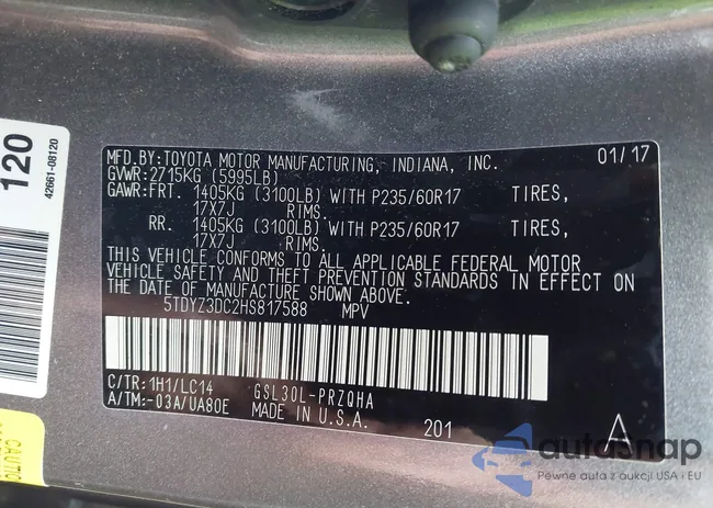 5TDYZ3DC2HS817588: 42916858