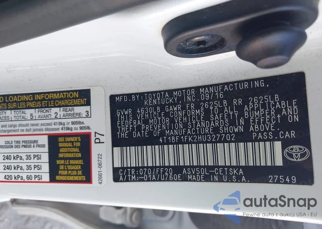 4T1BF1FK2HU327702: 42916869