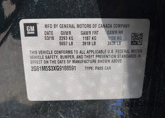 2G61M5S3XG9188591: 42916885