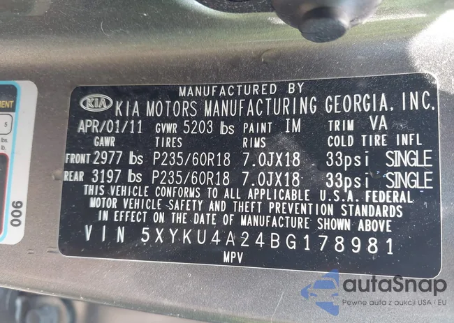 5XYKU4A24BG178981: 42916889