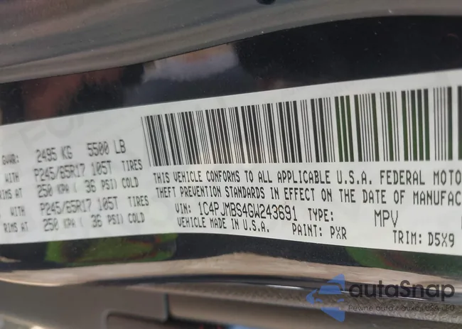 1C4PJMBS4GW243691: 42916939