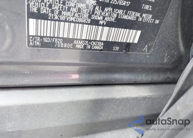 2T3K1RFV9MC086828: 42917099