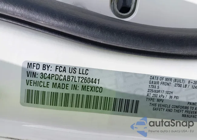 3C4PDCAB7LT260441: 42917125