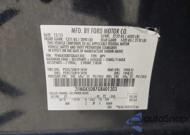 2FMGK5D87GBA01303: 42916465