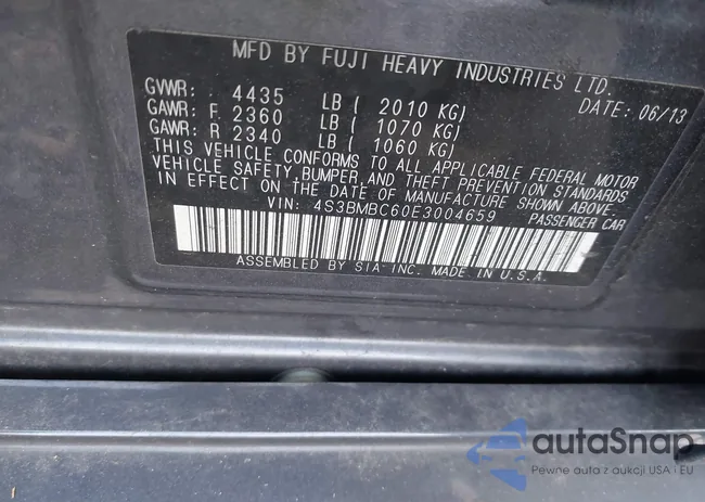 4S3BMBC60E3004659: 42916529